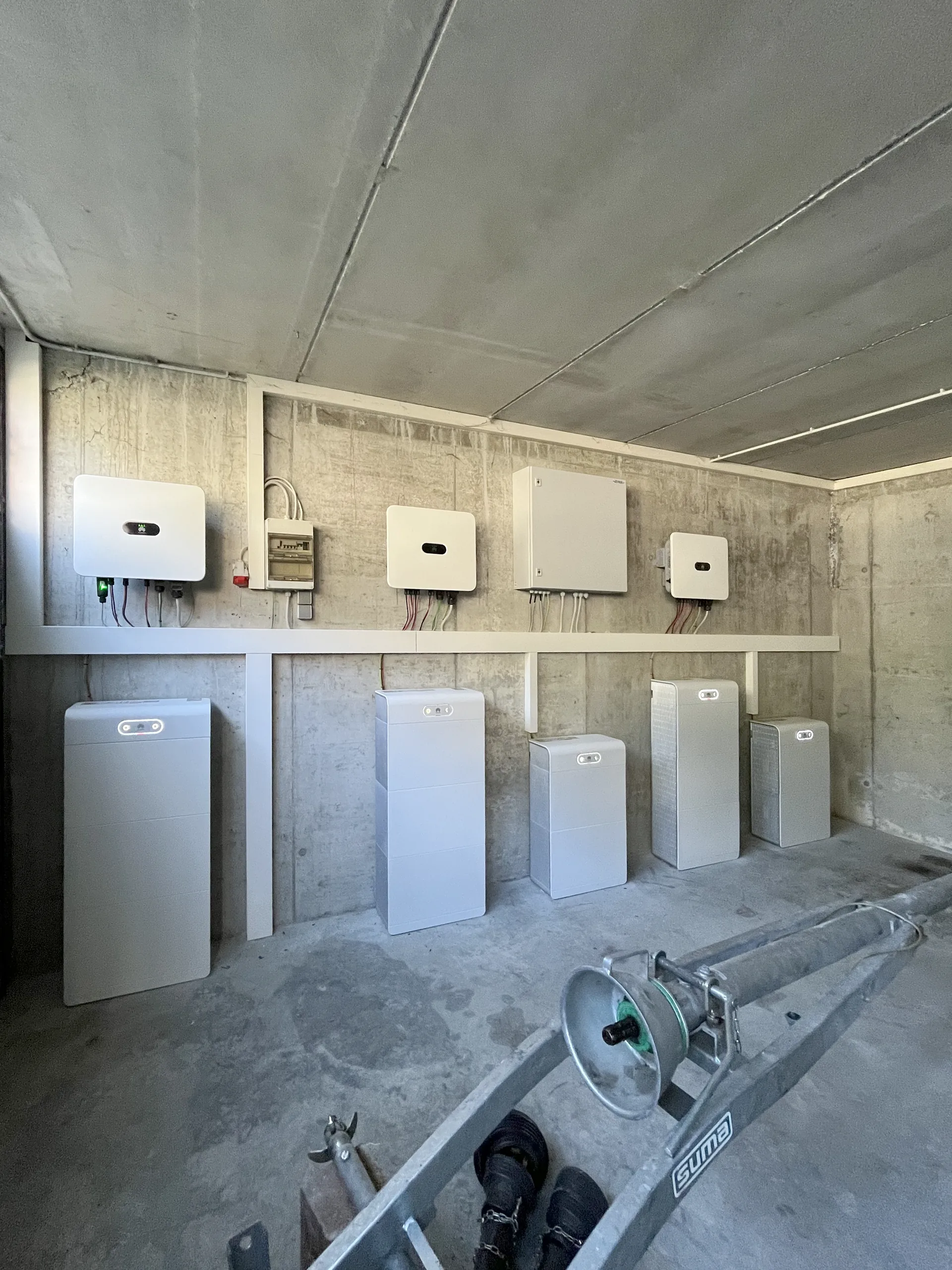 Batteriespeicher Installation