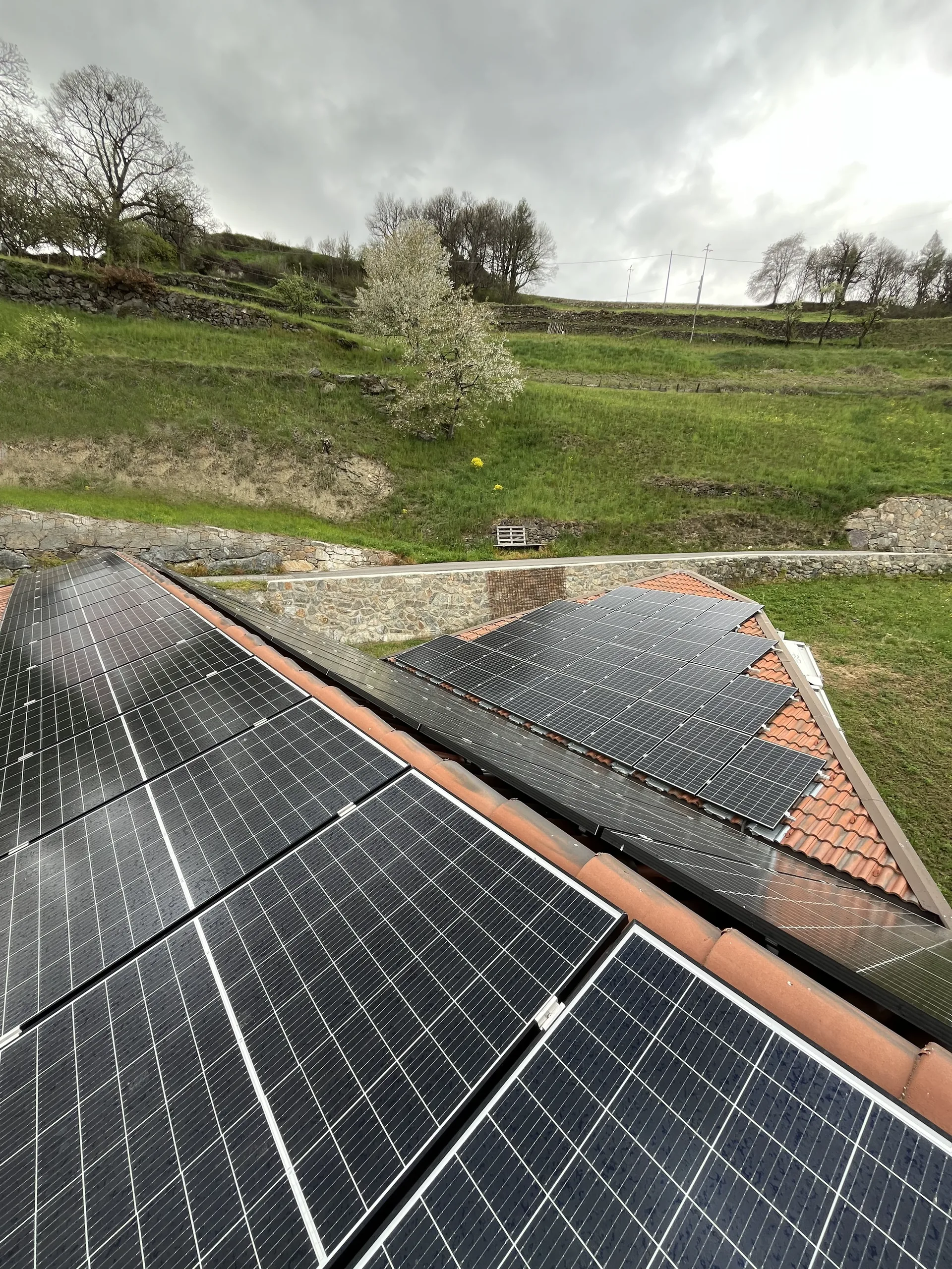 Großflächige Photovoltaikanlage